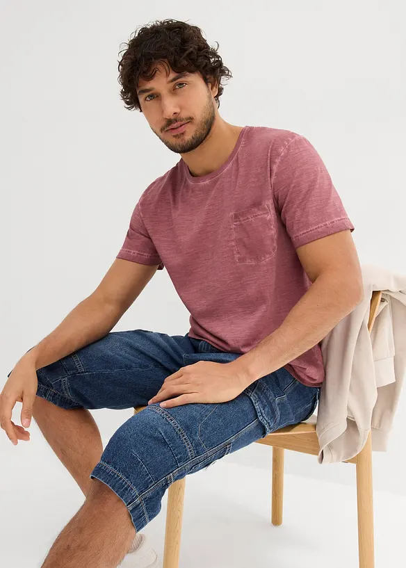 T-skjorte i vasket look, bonprix