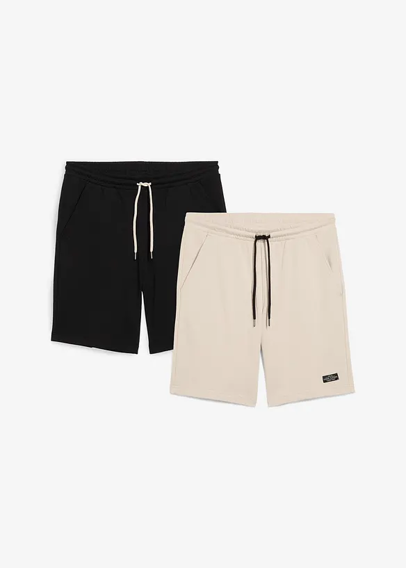 Trikot-bermudashorts (2-pack), bonprix