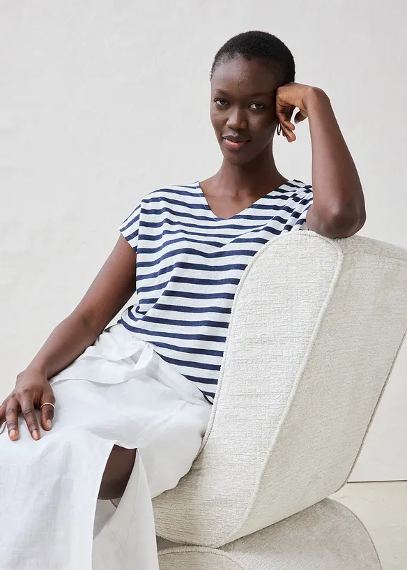 Lintopp med flaggermusermer, bonprix