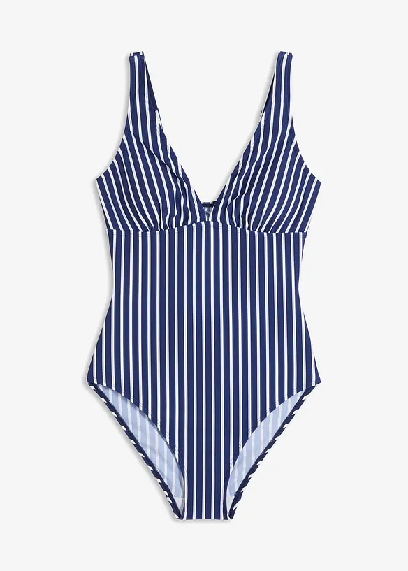 Shape-badedrakt med dyp utringning, middels formende, bonprix