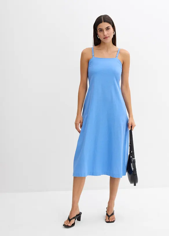 Bandeau-midikjole av viskosemiks, bonprix
