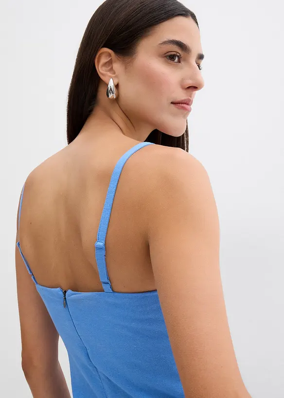 Bandeau-midikjole av viskosemiks, bonprix