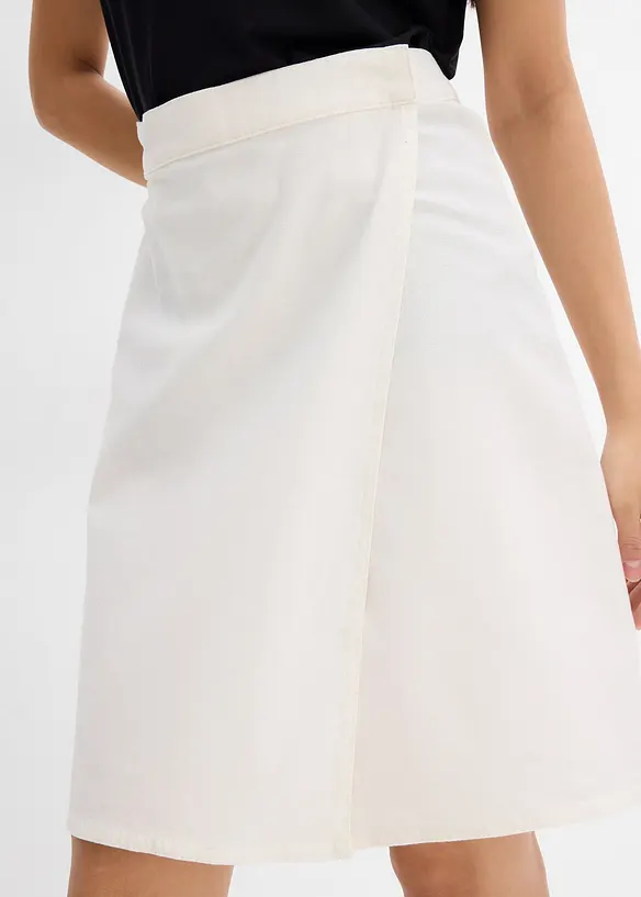 Miniskjørt i twill, bonprix