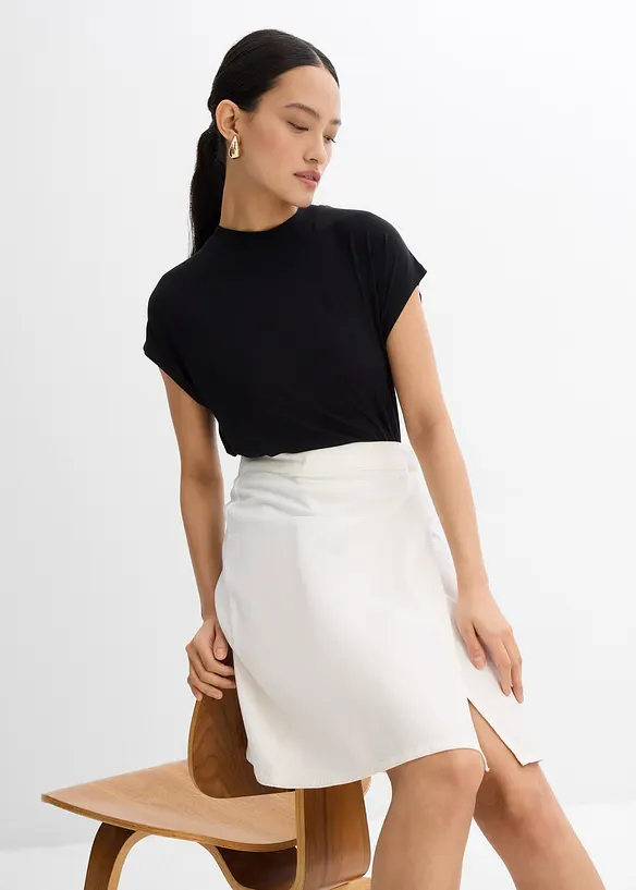 Miniskjørt i twill, bonprix