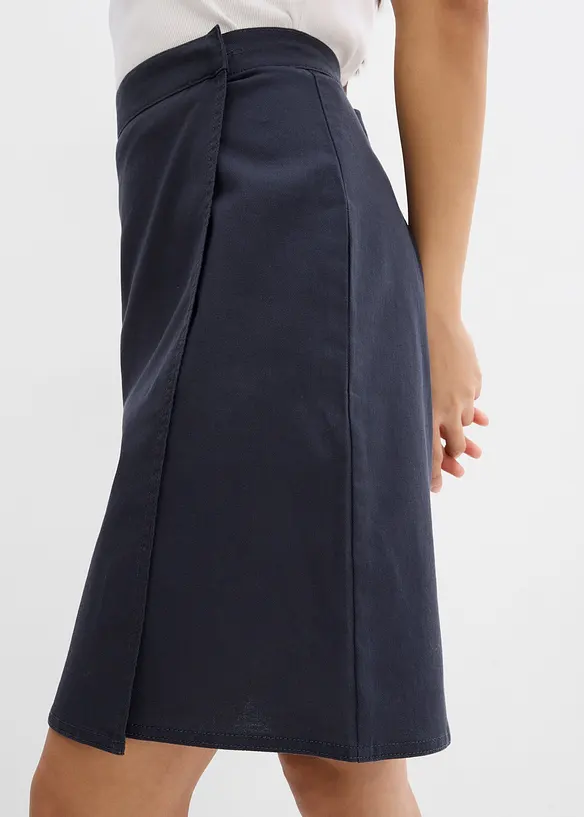 Miniskjørt i twill, bonprix