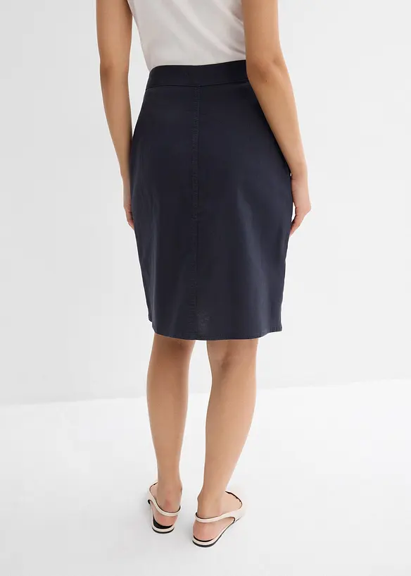Miniskjørt i twill, bonprix