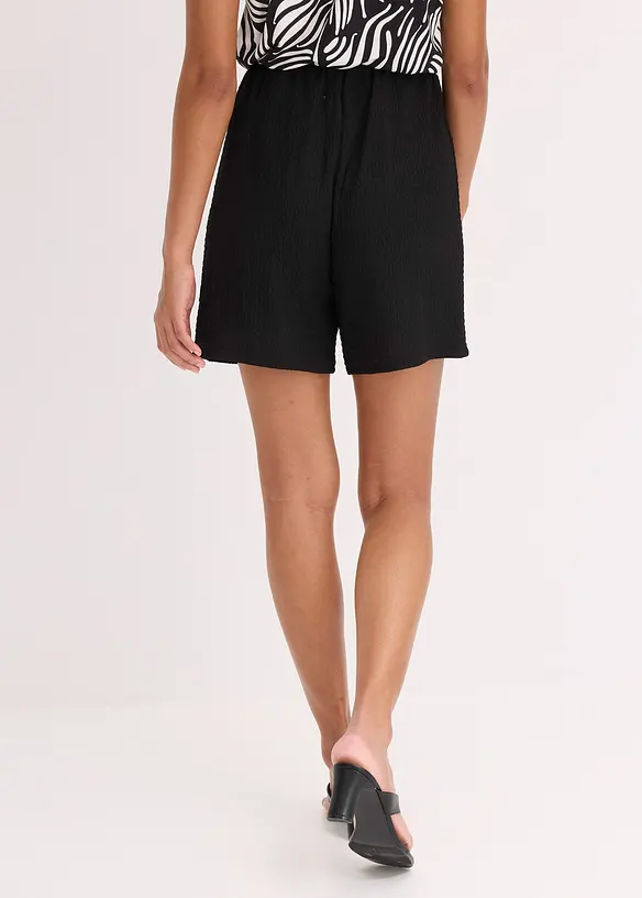 Jerseyshorts i lett krepp, bonprix