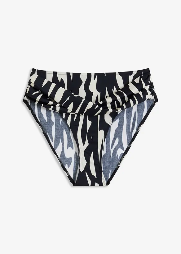 High Waist-bikinibukse med høy benskjæring, bonprix