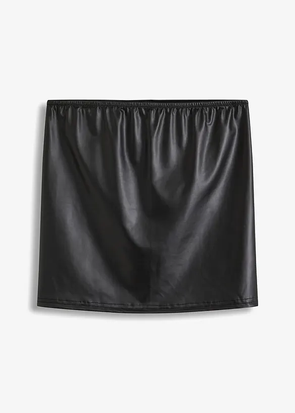 Skjørt ouvert i Wetlook, bonprix
