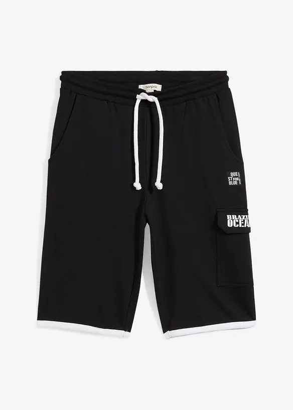 Trikot-bermudashorts i lang modell, bonprix