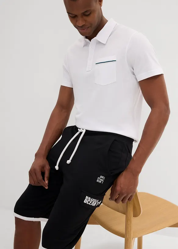 Trikot-bermudashorts i lang modell, bonprix