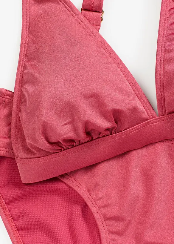 Bikini (2-delt sett) i skinnende materiale, bonprix