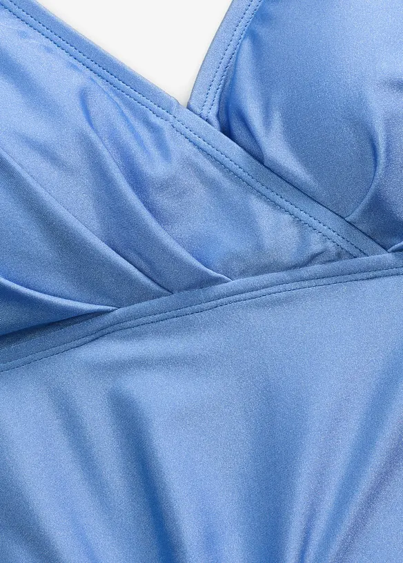 Tankini (2-delt sett) av materiale med glans, bonprix