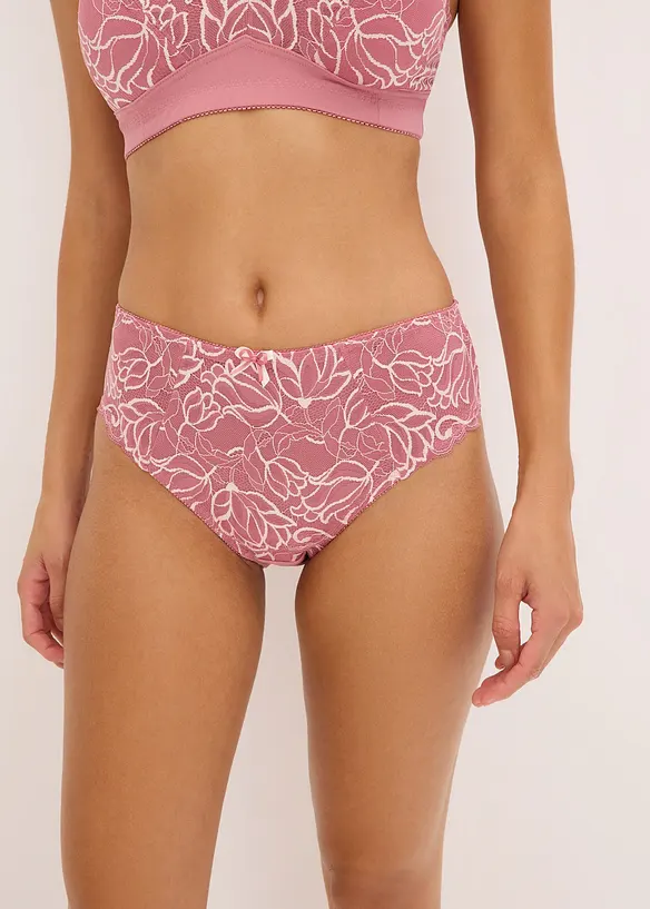 Maxitruse med delikate blonder, bonprix