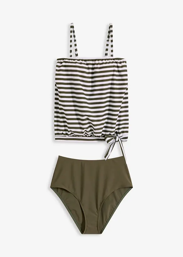 Oversized tankini med avtagbare stropper, bonprix