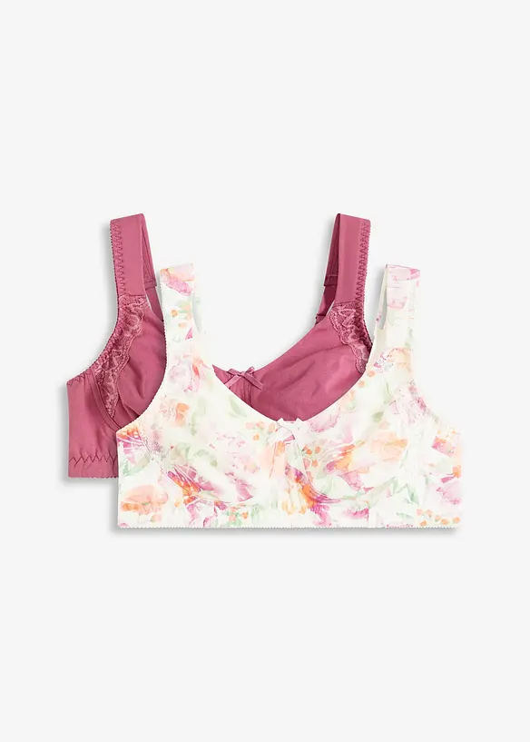 Minimizer-BH uten bøyle med bomull (2-pack), bonprix