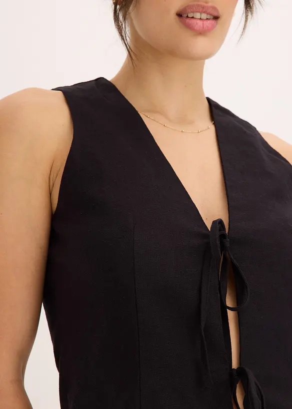 Vest med knyting, bonprix