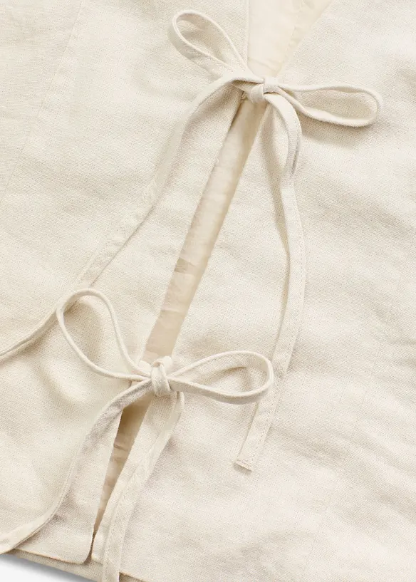 Vest med knyting, bonprix