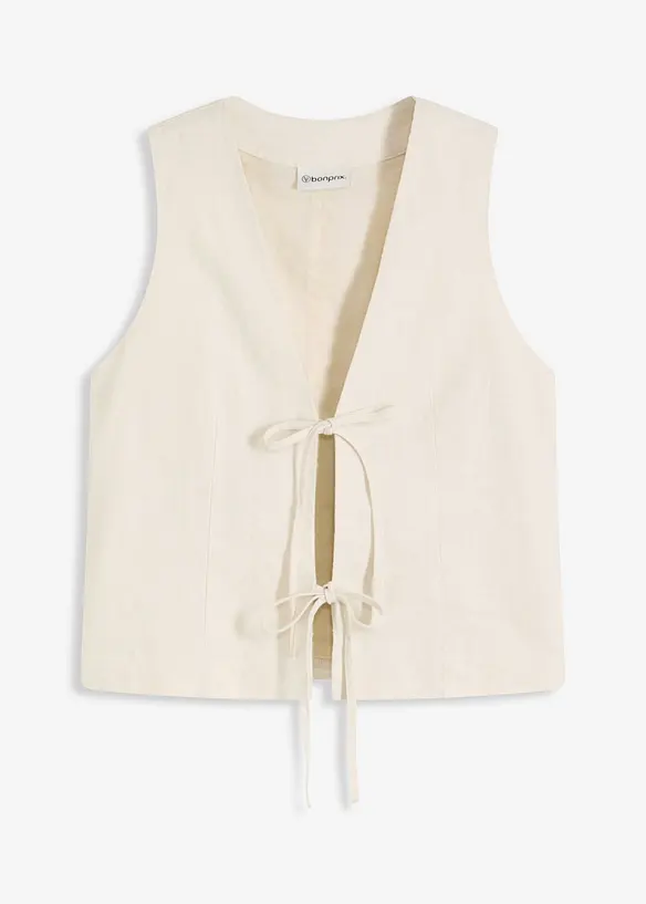 Vest med knyting, bonprix