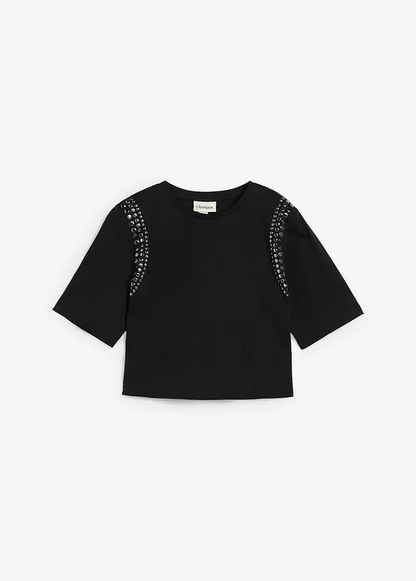 Oversized topp av ren økologisk bomull, bonprix