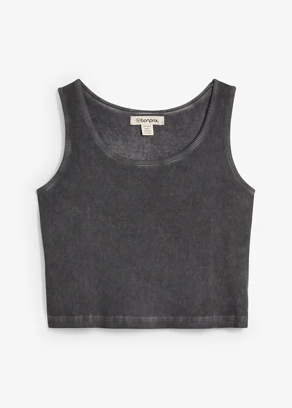 Singlet av ren økologisk bomull, bonprix