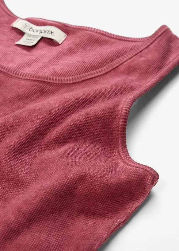 Singlet av ren økologisk bomull, bonprix