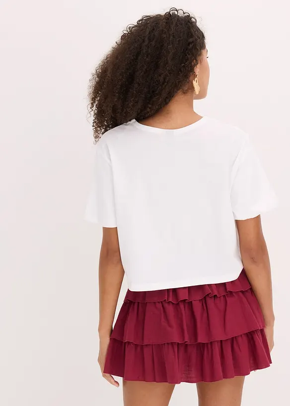 Oversized topp av ren økologisk bomull, bonprix