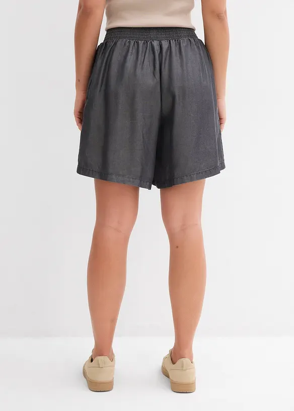 Slip on-shorts med smock-linning, bonprix