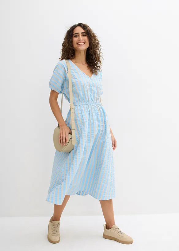 Kjole av luftig musselin, bonprix