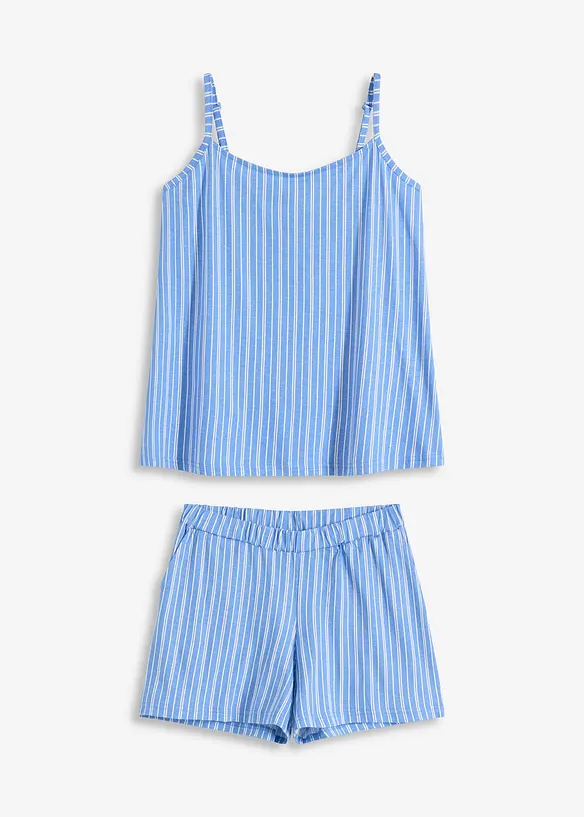 Pyjamas med spaghettistropper, bonprix