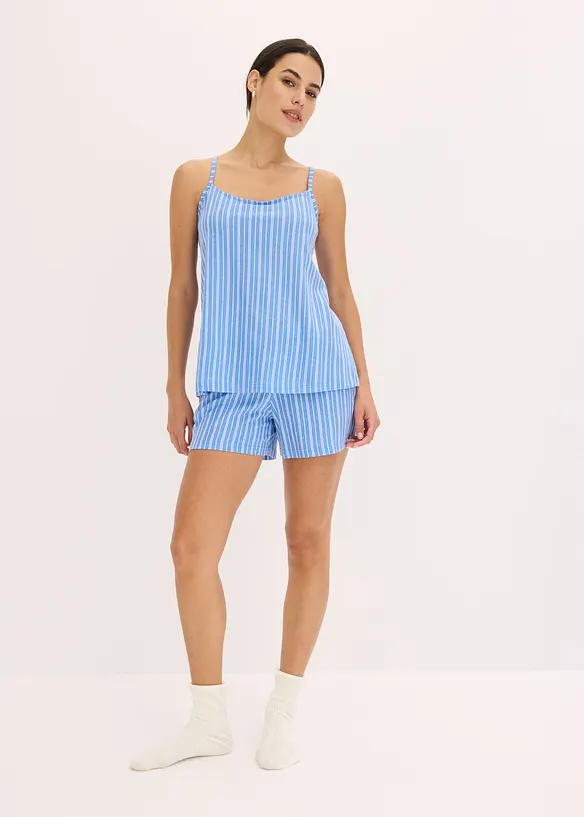Pyjamas med spaghettistropper, bonprix