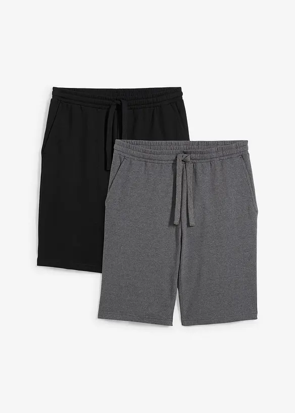 Sweatbermuda (2-pack), bonprix