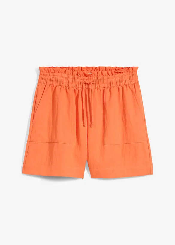 Paperbag-shorts i lett lyocell, bonprix