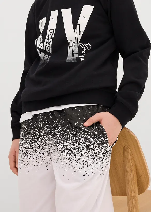Bermudashorts i jersey i 100% økologisk bomull (2-pack), bonprix