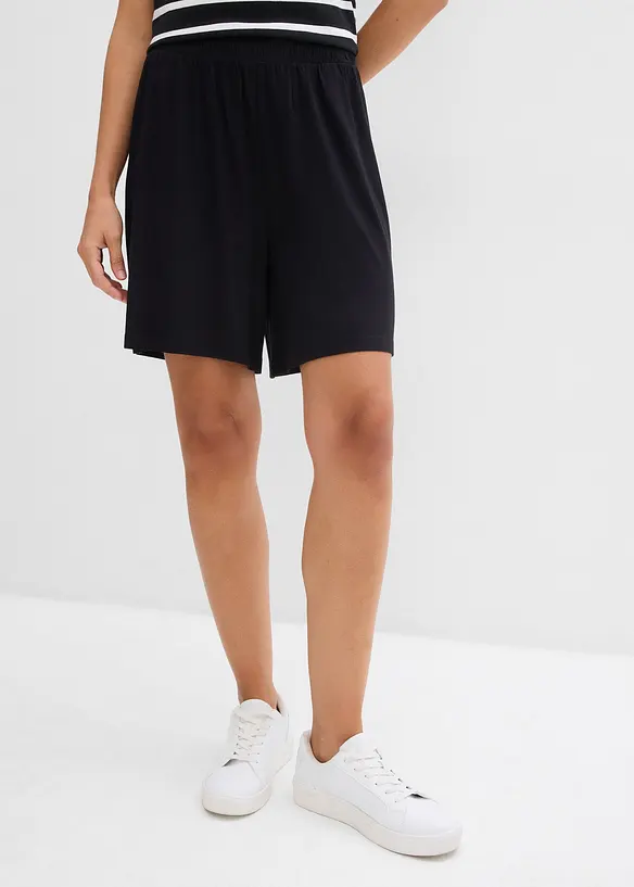 Shorts i slip on-modell av myk viskosemiks, bonprix