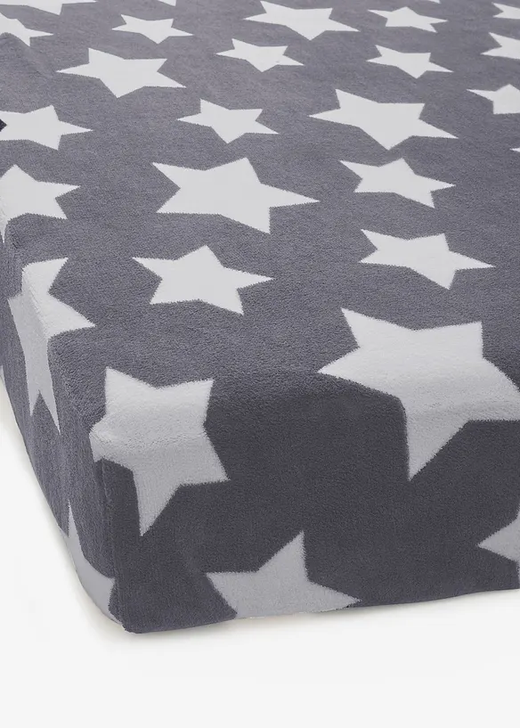 Strekklaken Cashmere Touch stjerner, bonprix