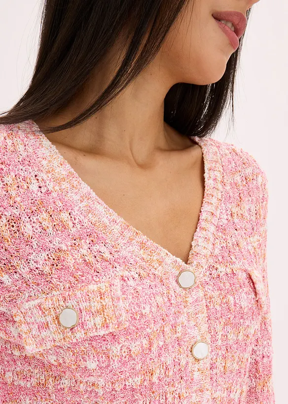 Cardigan i bouclé, bonprix
