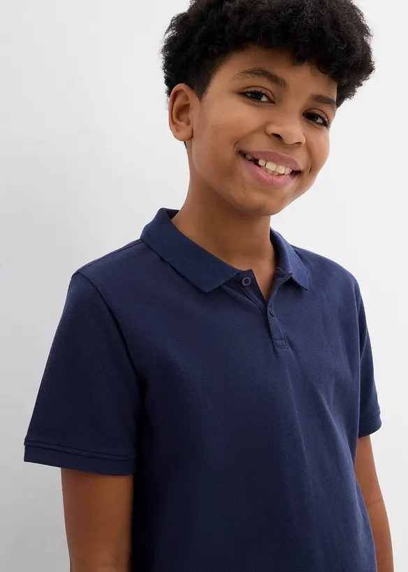 Piké-poloskjorte i 100% bomull, bonprix