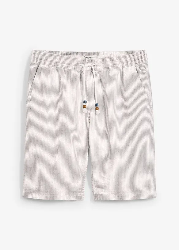 Bermudashorts i linmiks, Regular Fit, bonprix