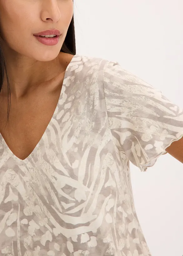 Topp med elastisk linning, bonprix