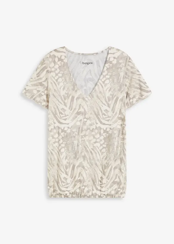 Topp med elastisk linning, bonprix