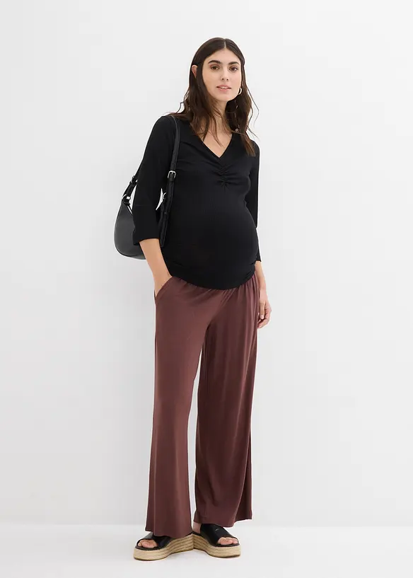 Mamma-culottes i myk viskose, Loose Fit, bonprix