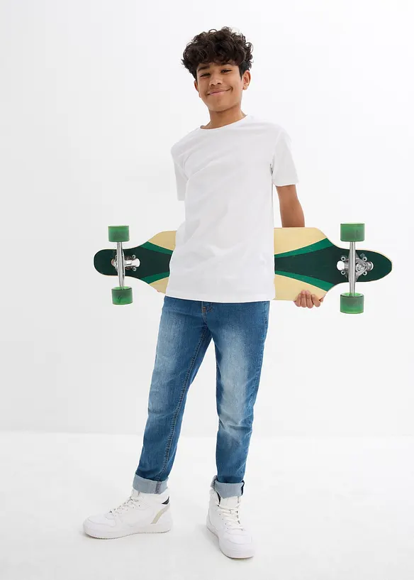 T-skjorte i 100% bomull (5-pack), bonprix