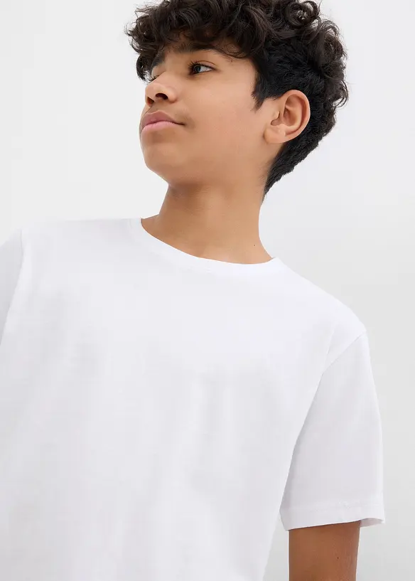 T-skjorte i 100% bomull (5-pack), bonprix