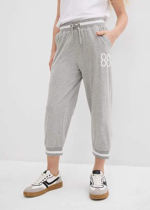 3/4-lang joggebukse (2-pack), bonprix