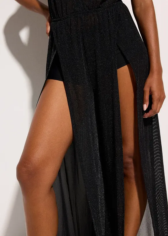 Strand-jumpsuit med glansgarn, bonprix