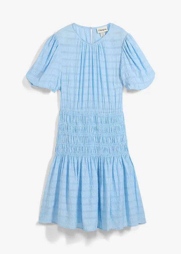 Minikjole med vaflet innfelling, bonprix