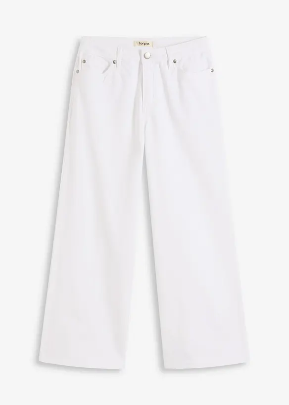 Culottes i elastisk bomullsmiks, bonprix