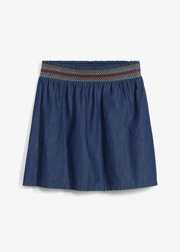 Denimskjørt i økologisk bomull, bonprix