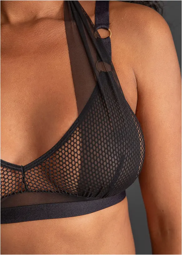 Bralette og stringtruse ouvert (2-delt sett), bonprix
